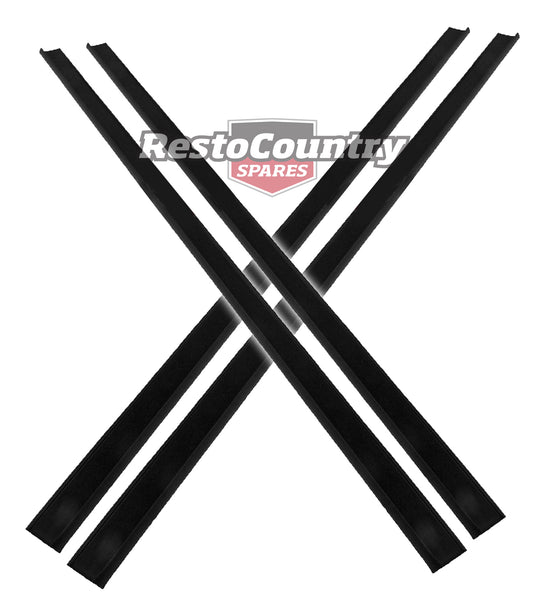 Holden Door Weather Belt Strip Seal FRONT + REAR INNER Kit HJ HX HZ Sedan Wag - k10502-a