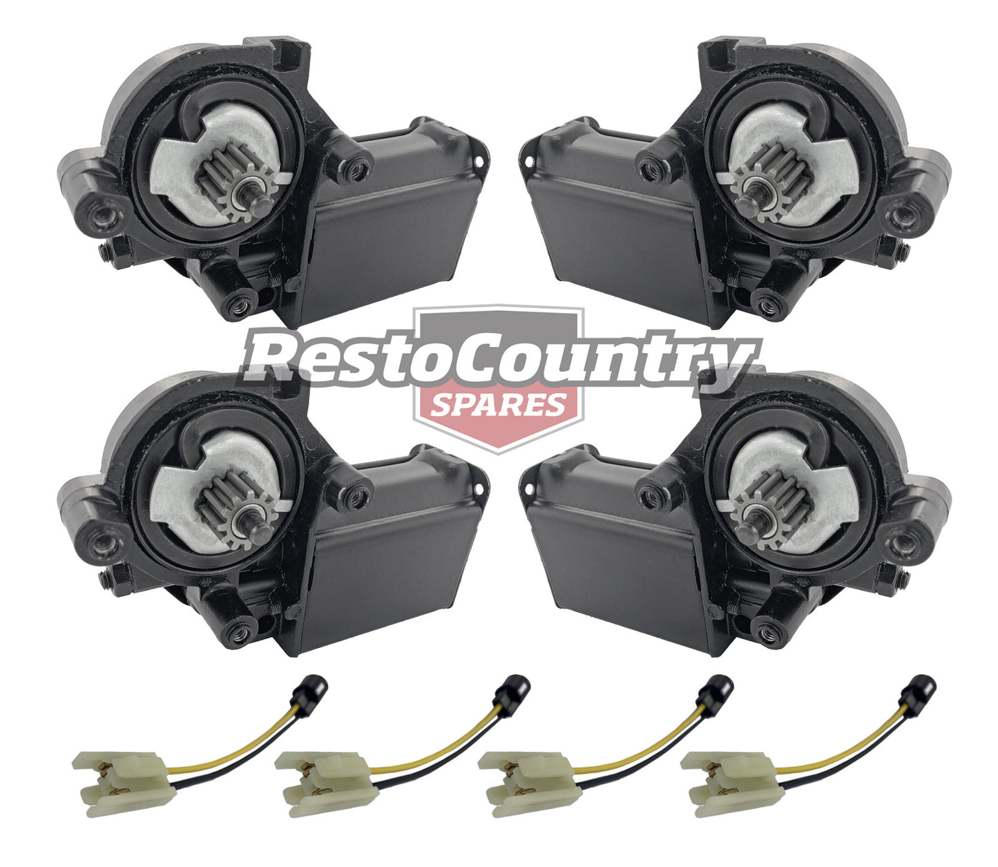 Holden Power Window Motor Kit x4 NEW HQ HJ HX HZ WB Front + Rear electric door - k10720-b