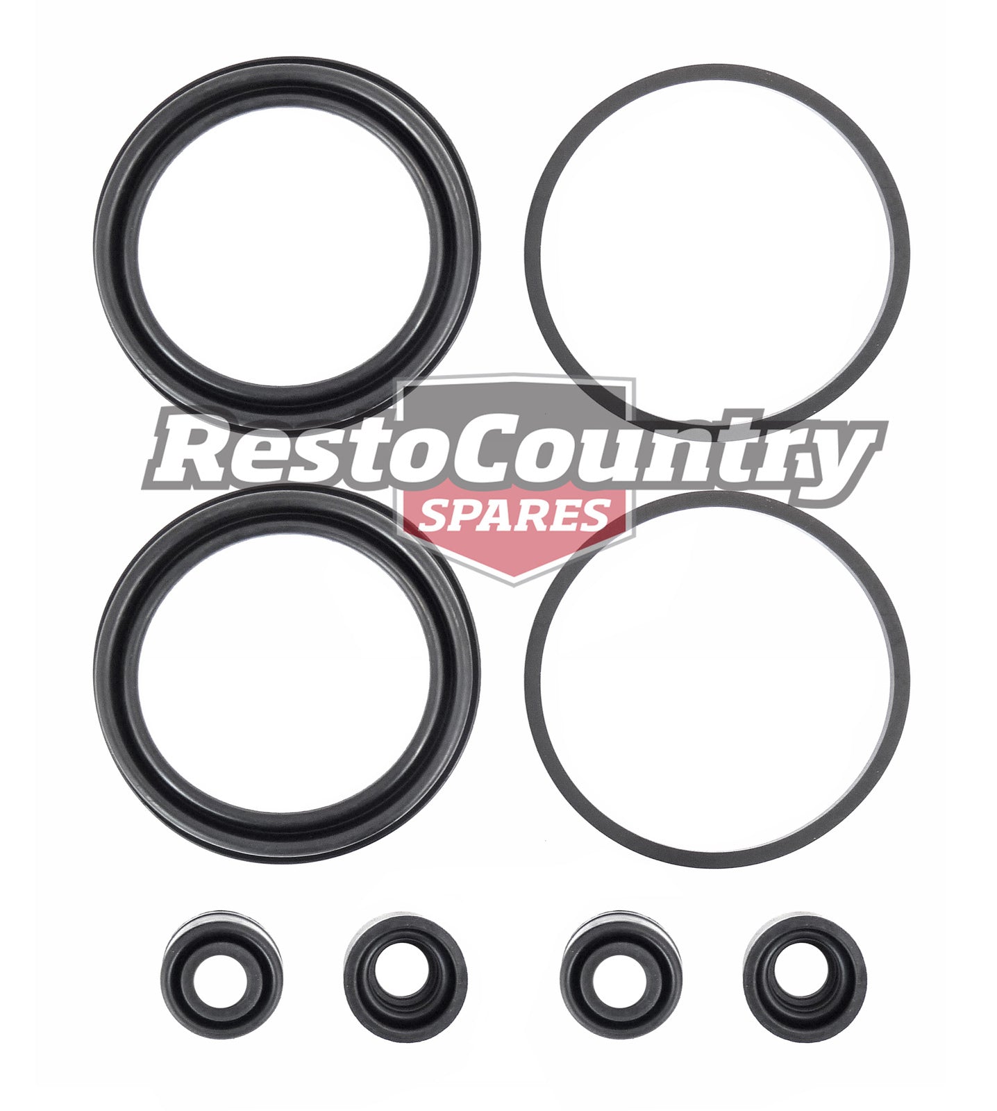 Holden FRONT Disc Brake Caliper Minor Seal Kit x2 HQ HJ HX HZ GIRLOCK PBR - k210E0395-a