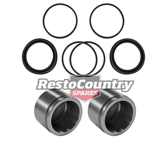 Holden FRONT Disc Brake Caliper Seal + Piston Kit x2 HQ HJ HX HZ PBR CAST IRON - k210E0395-h