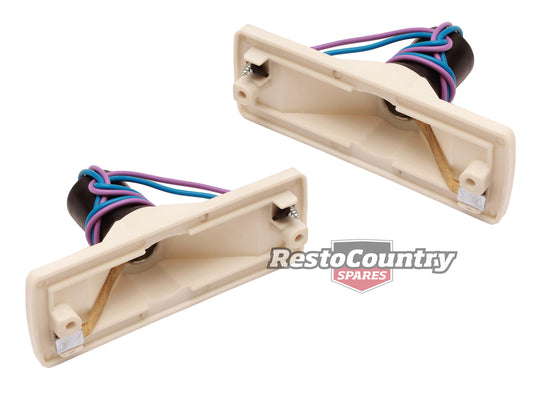 Holden Torana Front Indicator Body Pair x2 + Screws  LC LJ Left + Right - k2805205-a