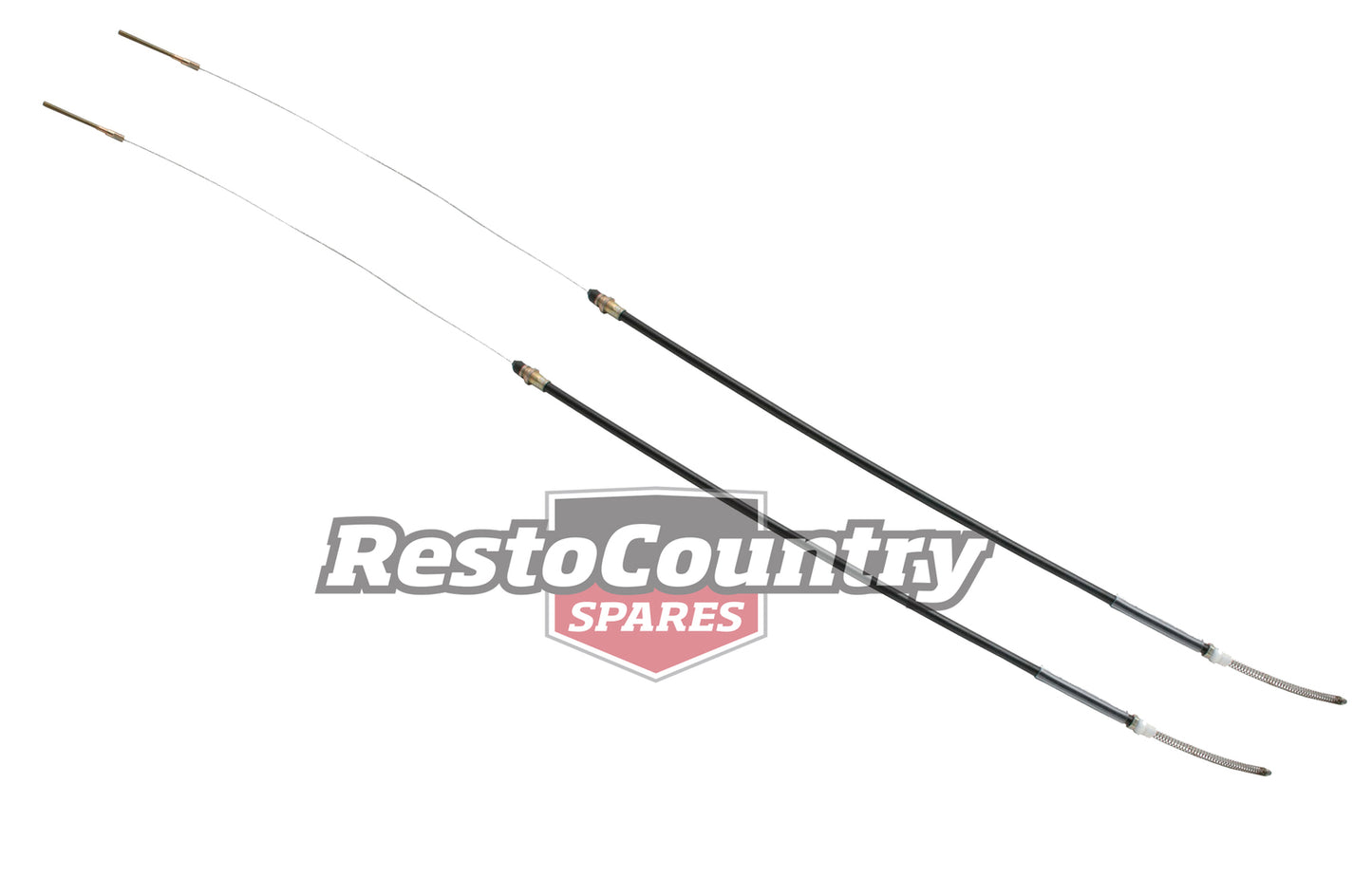 Holden Torana Rear Handbrake Cable PAIR LC LJ WITH Buckets 6cyl Sedan Coupe - k2806983-a