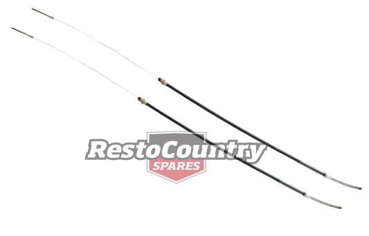 Holden Torana Rear Handbrake Cable PAIR LC LJ WITH Buckets 6cyl Sedan Coupe - k2806983-a