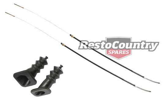 Holden Torana Rear Handbrake Cable + Leaver BOOT Kit LC LJ WITH Buckets 6cyl - k2806983-b