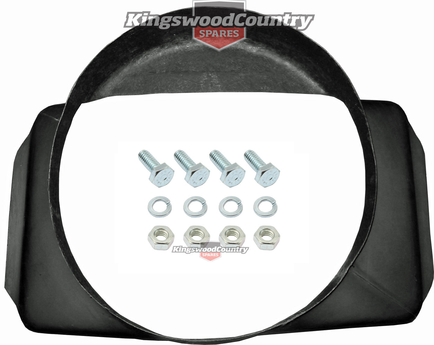 Holden Fan Shroud +Fitting Kit HT HG Chev 350 V8 No A/C cowl cover radiator - k2809822x2
