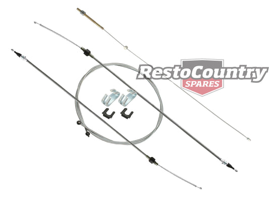 Holden Handbrake Cable Kit Front + Intermediate + Rear HQ HJ HX One Tonner Ton - k2815185x5