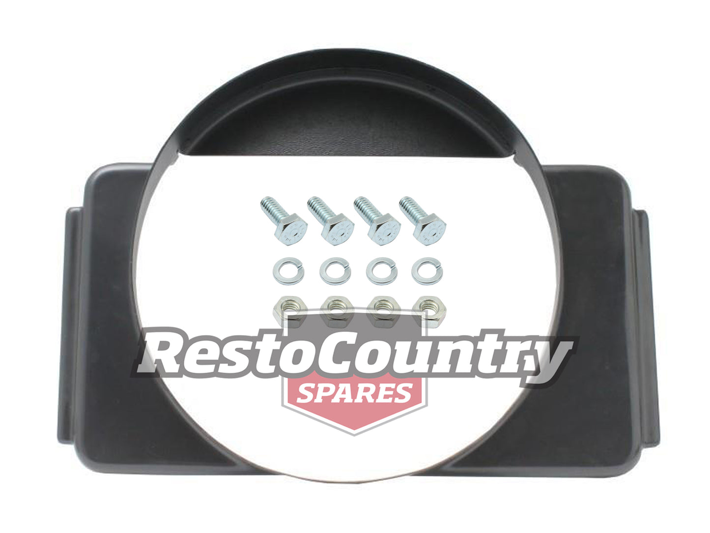 Holden Fan Shroud + Fitting Kit HQ CHEV 350 + HJ HX HZ w/ Chev. cowl radiator - k2818877x2