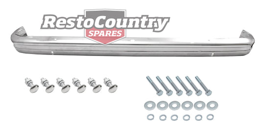 Holden Torana LH LX Chrome REAR Bumper Bar NO Holes + Fitting Bolts Kit - k2824342-b