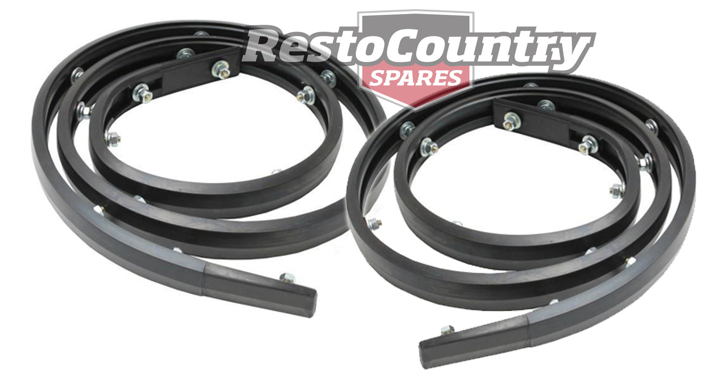 Holden Torana Bumper Bar Rubber Strip Pair FRONT + REAR LH LX insert - k2825529-a