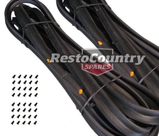 Holden Rear Rubber Door Seal PAIR HQ HJ HX HZ WAGON x2   weather - K10493_x2