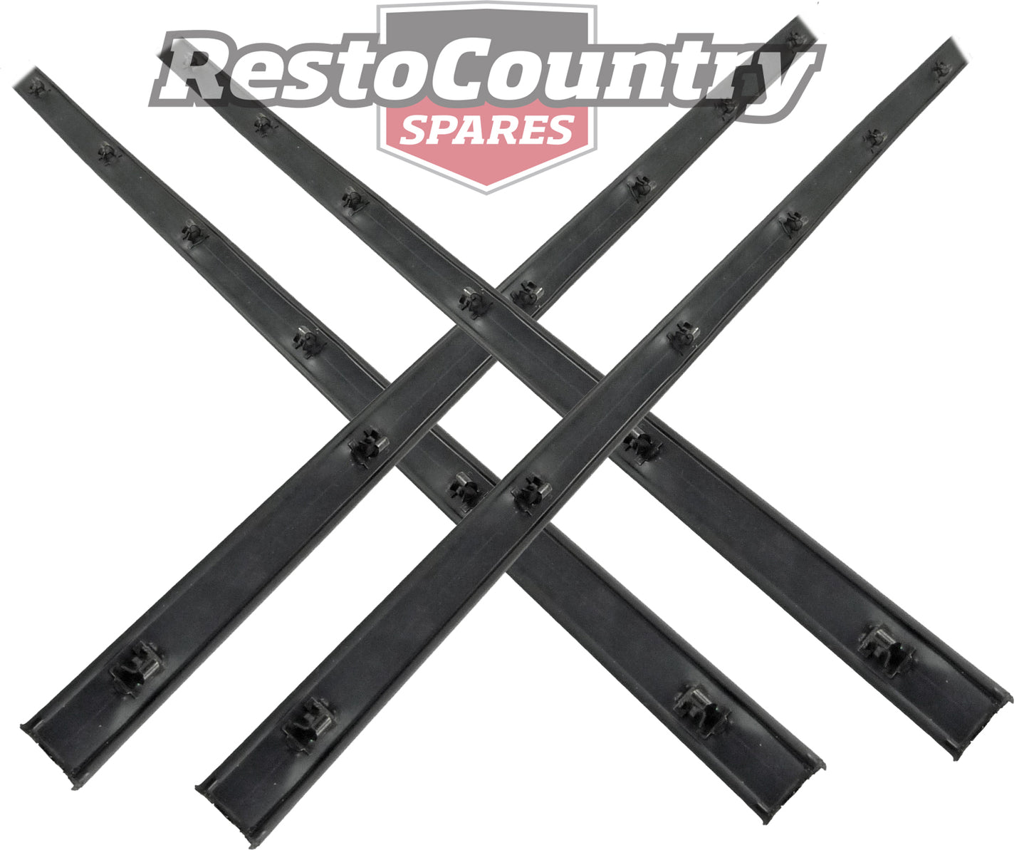 Holden Torana Coupe FRONT Weather Belt Set INNER + OUTER L+R LX UC strip seal - k30505x2