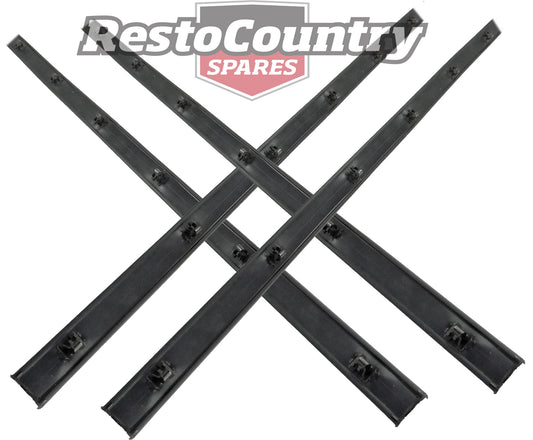 Holden Torana Coupe FRONT Weather Belt Set INNER + OUTER L+R LX UC strip seal - k30505x2