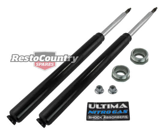 Holden FRONT Gas Shock PAIR VB VC VH VK VL VN VP LOWERED 25-50mm height low - k340013-a