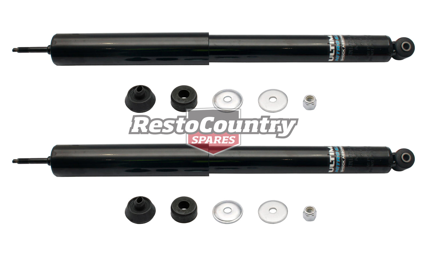 Holden Rear Gas Shock Absorber PAIR SHORT VB VC VH VK VL VN VP VR VS Sedan low - k360296-a