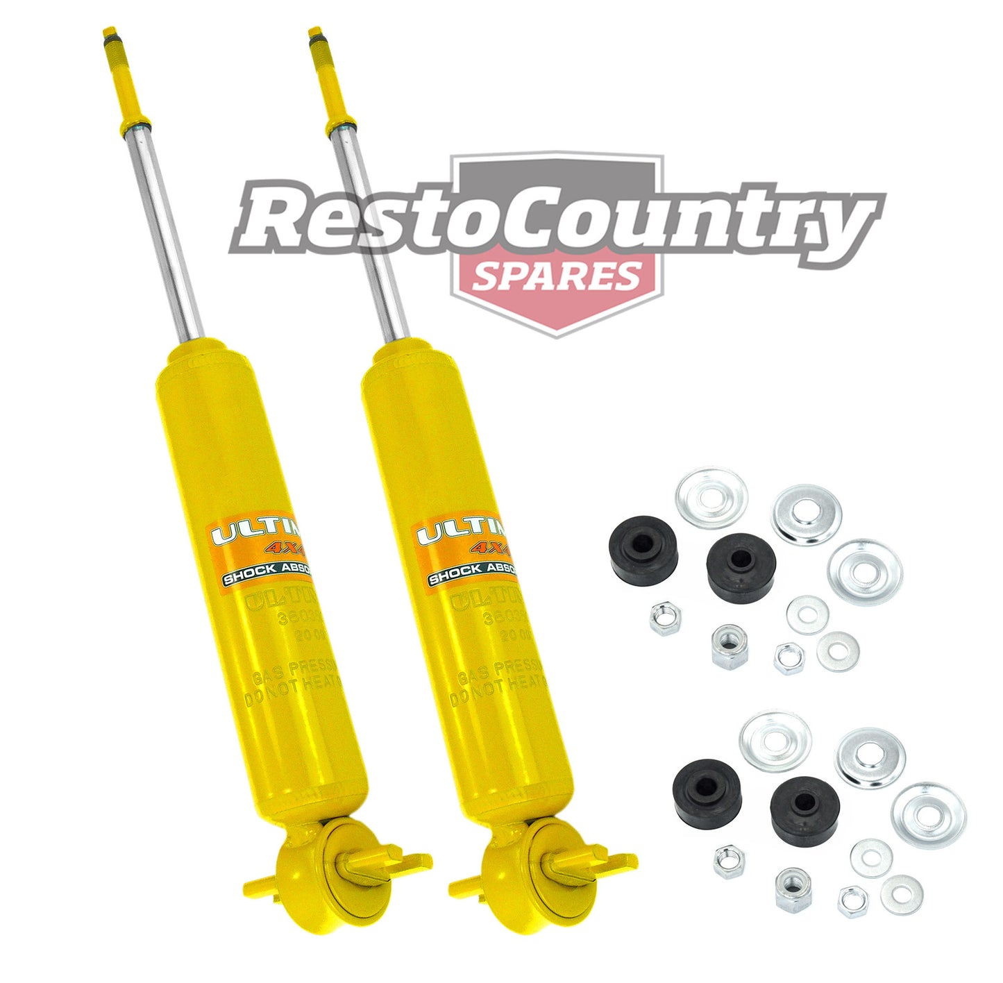 Holden Front Gas Shock Absorber PAIR HEAVY DUTY FB-HR HK HT HG HQ-WB LH LX UC - k360350-a