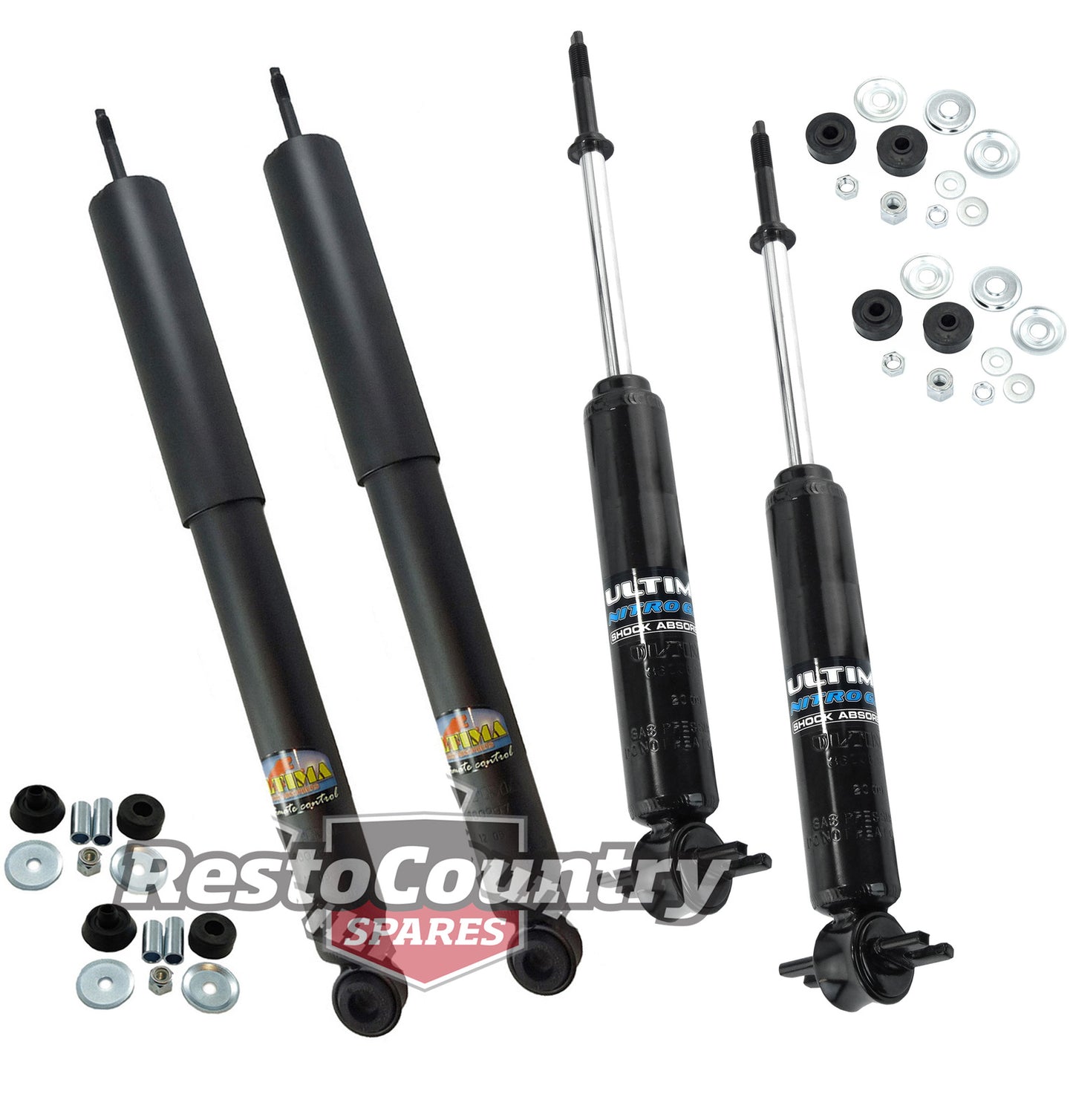 Holden Shock Absorbers Kit Front +Rear STANDARD HK HT HG HQ HJ HX HZ WB - k360350S-e