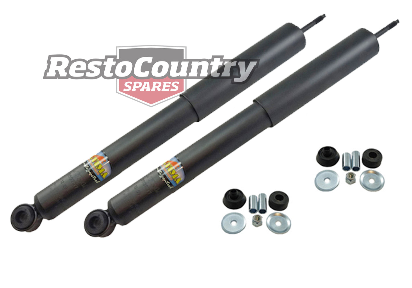Holden Rear Gas Shock Absorber PAIR SHORT VB VC VH VK VL VN VP VR VS Wagon Ute low - k400292-a