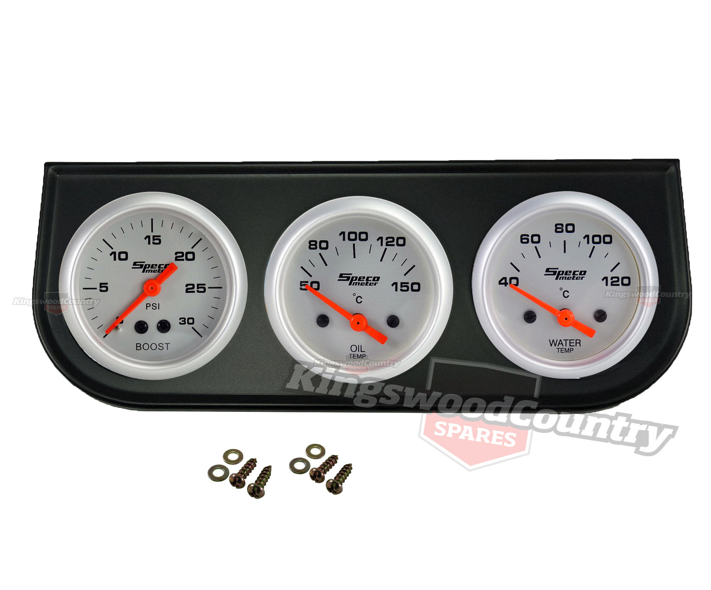 Speco 2" inch Gauge Kit Oil Temp + Water Temp + Turbo Boost + Holder NEW pod - k524-c