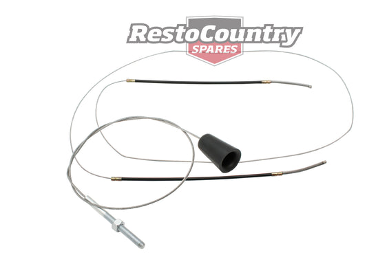 Holden FRONT + REAR Handbrake Cable Kit FE FC FB EK Manual park emergency brake - k7409487-a