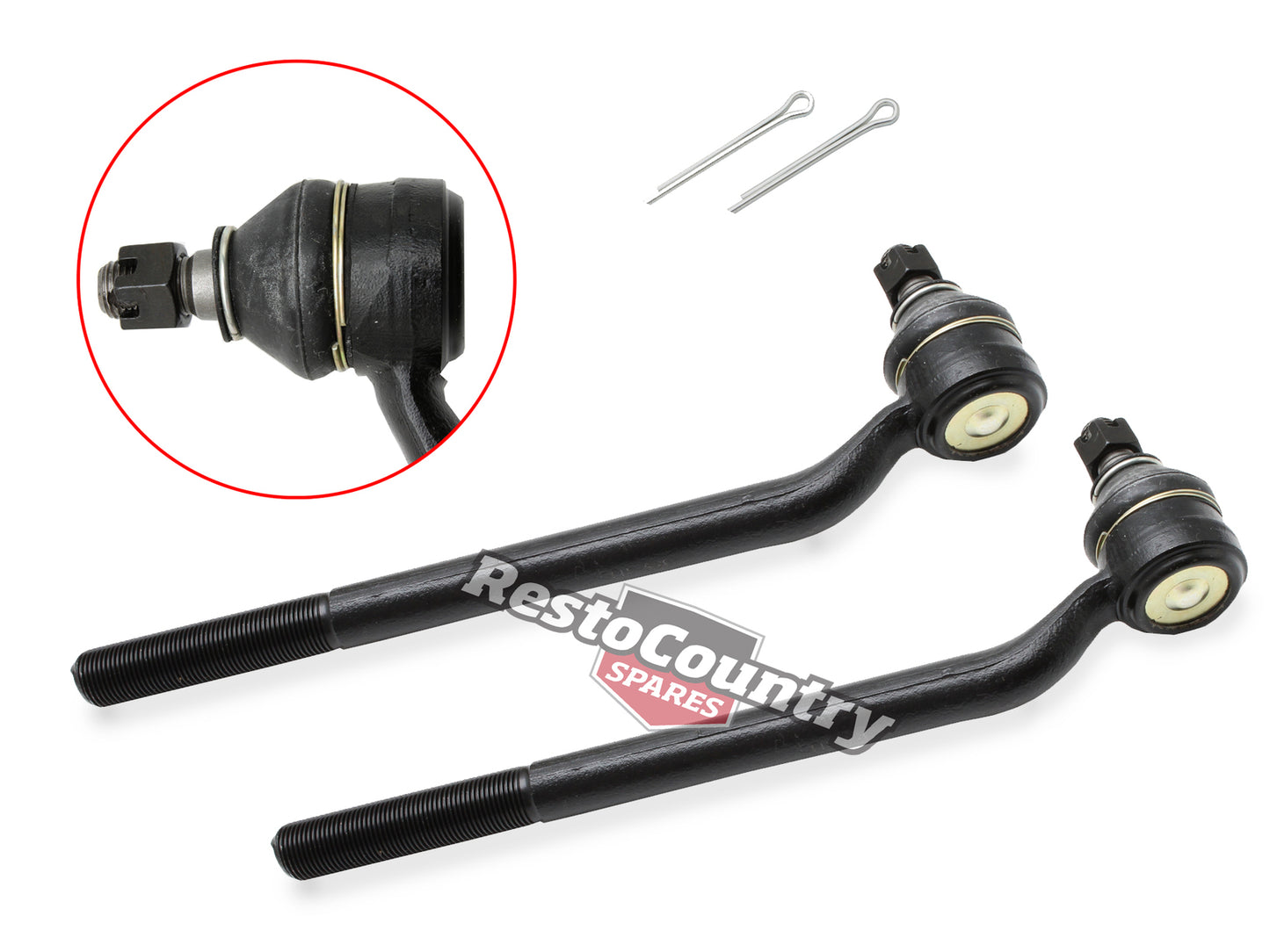Holden Inner Tie Rod End With Ball Joint PAIR Non Power Steering HD HR x2 - k7423760x2