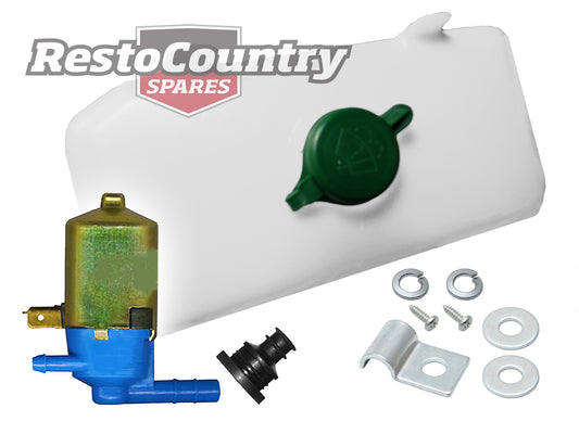 Holden Washer Bottle + Pump + Fitting Kit HK HT HG HQ HJ HX HJ HZ WB windscreen -k7434071P-c - k7434071P-c