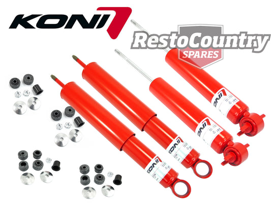 Koni Classic Shock Absorber Set (Front & Rear – Lowered) Holden HQ HJ HX HZ - k80-2156SP1-d