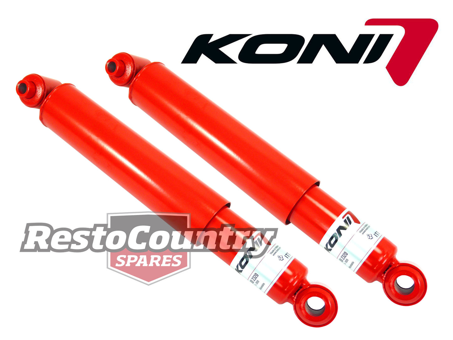 KONI Adj Rear Shock Absorber PAIR Holden HQ HJ HX HZ WB Ute Panel Van 1 Tonner - k80-2320-a