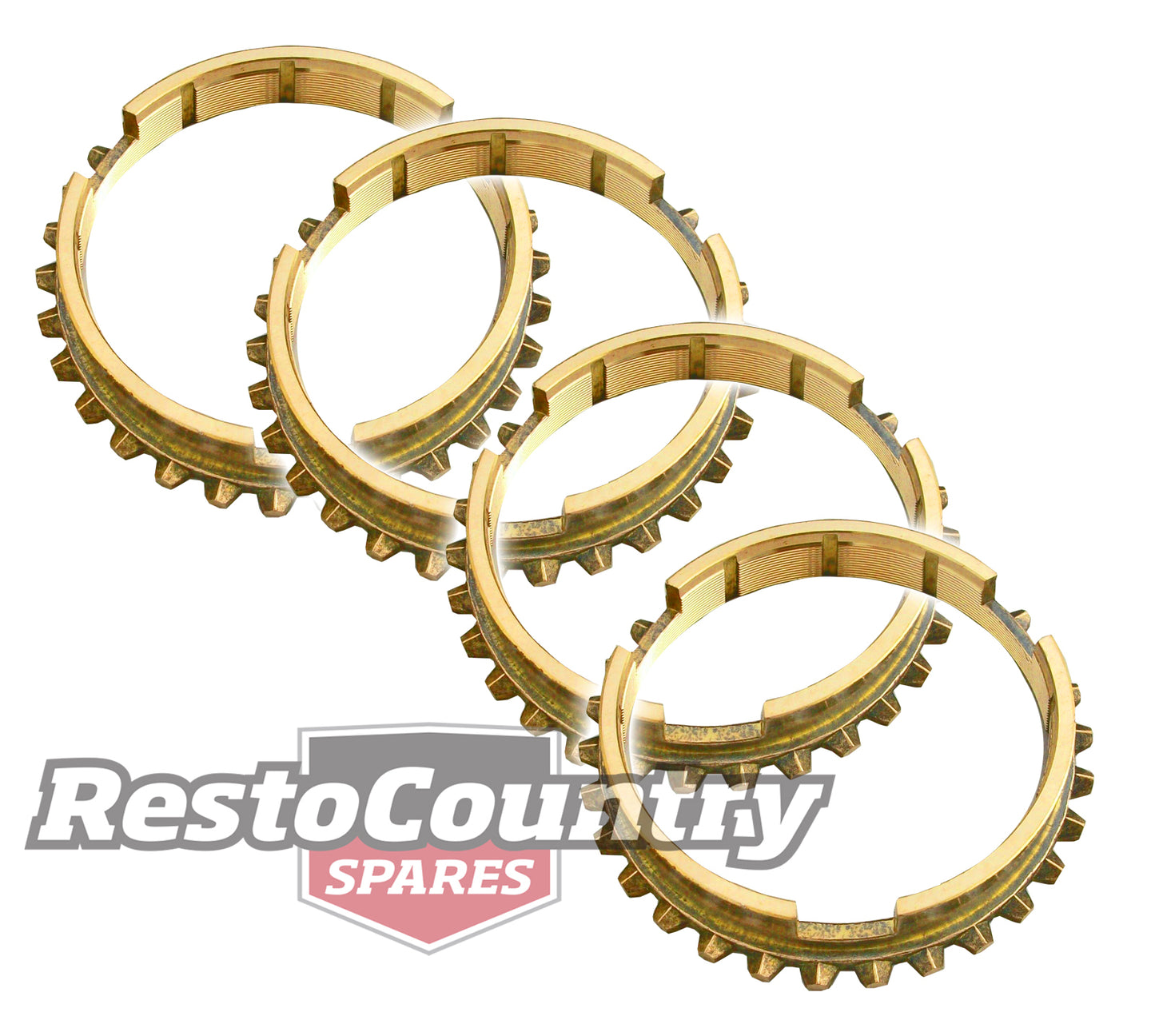 Holden Syncro Ring Kit x4 Suit Aussie Gearbox 4spd 4 Speed NEW transmission - k8074349780R-a