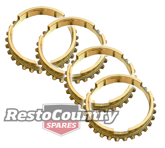 Holden Syncro Ring Kit x4 Suit Aussie Gearbox 4spd 4 Speed NEW transmission - k8074349780R-a