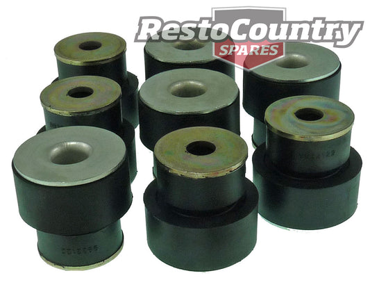Holden Body Mount Kit HQ HJ HX HZ WB Sedan Wagon Coupe NEW rubber bush chassis - k81009082-b