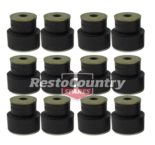 Holden Body + Radiator Support Mount Set x12 HQ HJ HX HZ WB UTE / VAN  rubber - k81009082-e