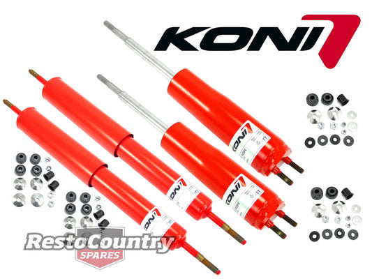 Koni Classic Shock Absorber Set (Front & Rear – Standard) Ford XR XT XW XY XA XB XC XD - k82-1698-d
