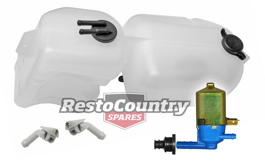 Holden Commodore Radiator Overflow /Washer Bottle +Pump +Bonnet Nozzles VB VC VH - k92004164-b