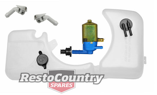 Holden Commodore Radiator Overflow +Washer Bottle +Pump +Bonnet Nozzles VK tank - k92017354-b