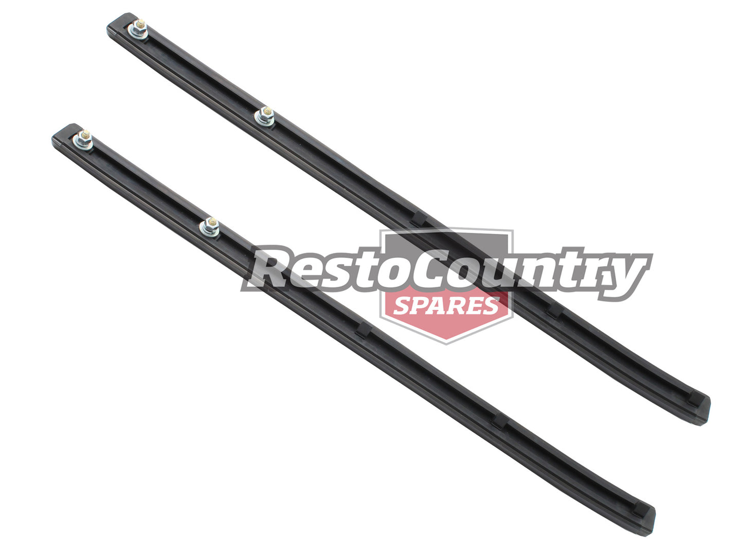 Holden REAR Bumper Bar Rubber Strip NEW PAIR HJ HX HZ Sedan Wagon mould trim - k9930604_x2