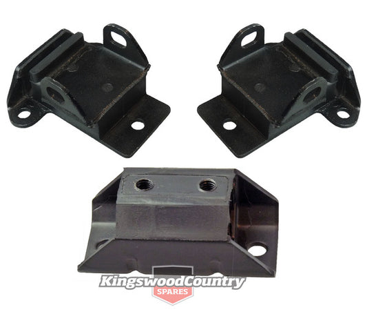 Holden HT HK HG Chev V8 Engine + Transmission Gearbox Mount. manual / auto trans - kA1115-1128x3