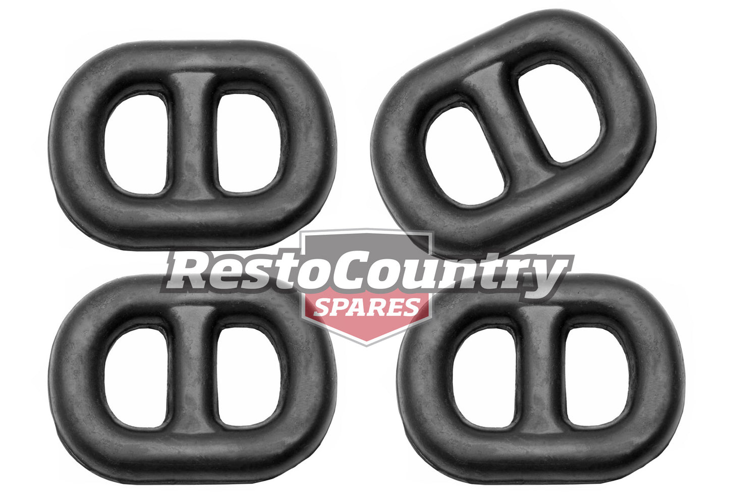 Holden Commodore Exhaust Muffler Hanger Ring x4 Kit VB VC VH VK VL VN VP VR VS - kA1248x4