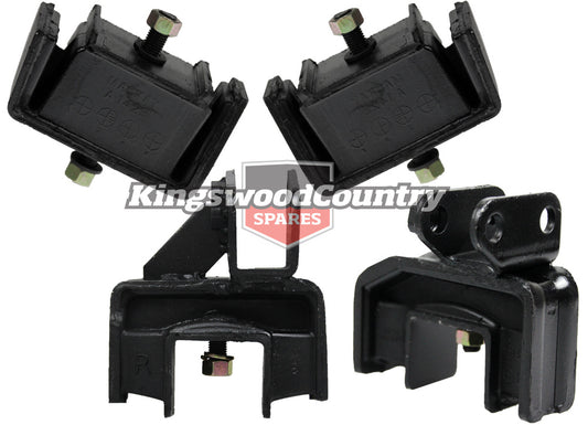 Holden Commodore VL 6cyl Engine + Auto Transmission Mount set  trans gearbox - kA1423-4-5x4