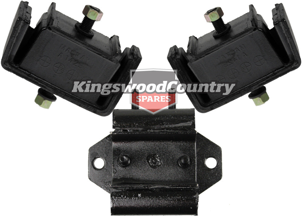R31 6cyl Engine + Transmission / Gearbox Mount NEW Manual suit Nissan Skyline - kA1423-A5100x3