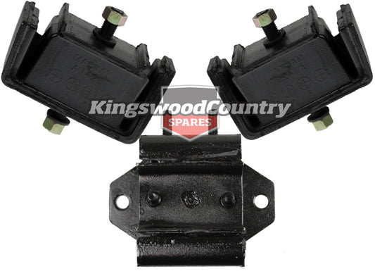 R31 6cyl Engine + Transmission / Gearbox Mount NEW Manual suit Nissan Skyline - kA1423-A5100x3