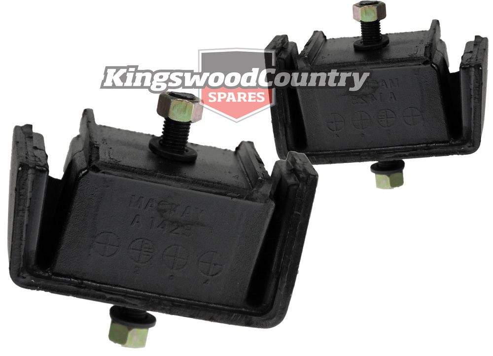 Holden Commodore  Engine Mount PAIR VL 6cyl inc Turbo R31 RB30E NEW rubber - kA1423x2a