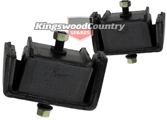 Holden Commodore  Engine Mount PAIR VL 6cyl inc Turbo R31 RB30E NEW rubber - kA1423x2a