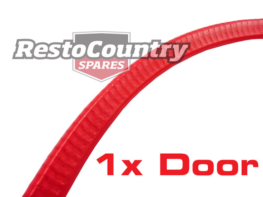Holden Torana RED Pinch Weld 1x Door - 3x Metres LC LJ LH LX UC pinchweld trim - kALP-RED-aX3