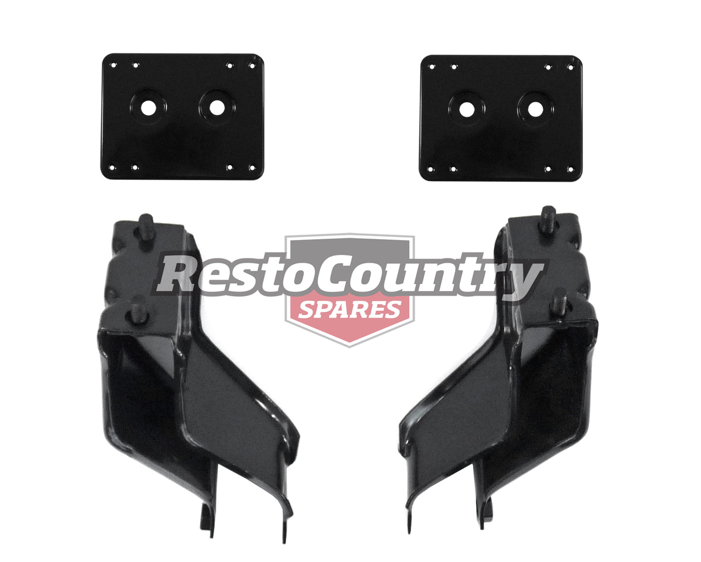 Ford Driving Light Mounting Bracket + Plate Kit XA GT OEM Look Left + Right fog - kAPP017-a