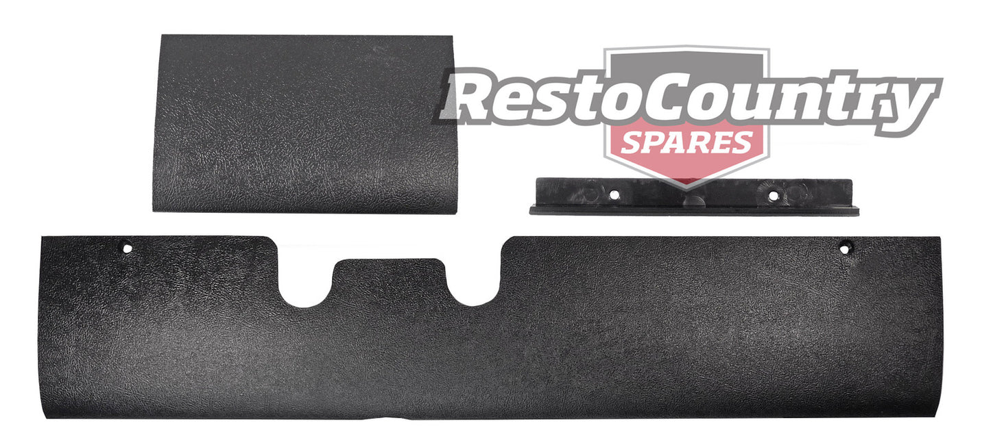 Ford Under Steering Column Dash Trim + Ash Tray Facia Black NEW XW XY lower - kAPP070-a