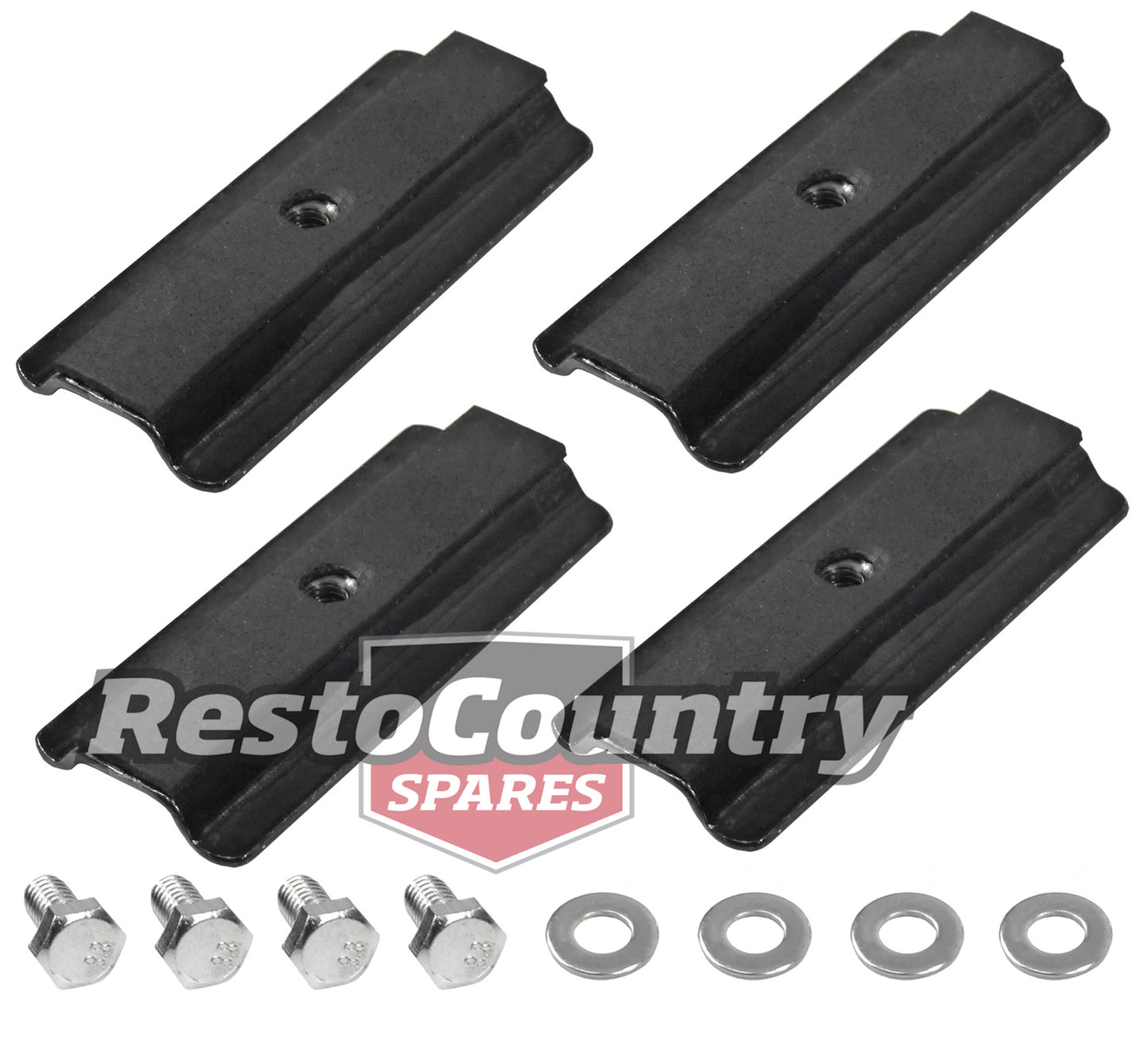 Holden Commodore Bumper Bar Slider Mounting Bracket Kit x4 VK Front/Rear VL Rear - kAPP524-b