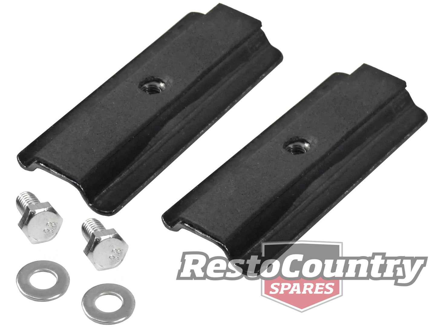 Holden Commodore Bumper Bar Slider Mounting Bracket+Bolt Kit x2 VL REAR. qtr - kAPP524-d