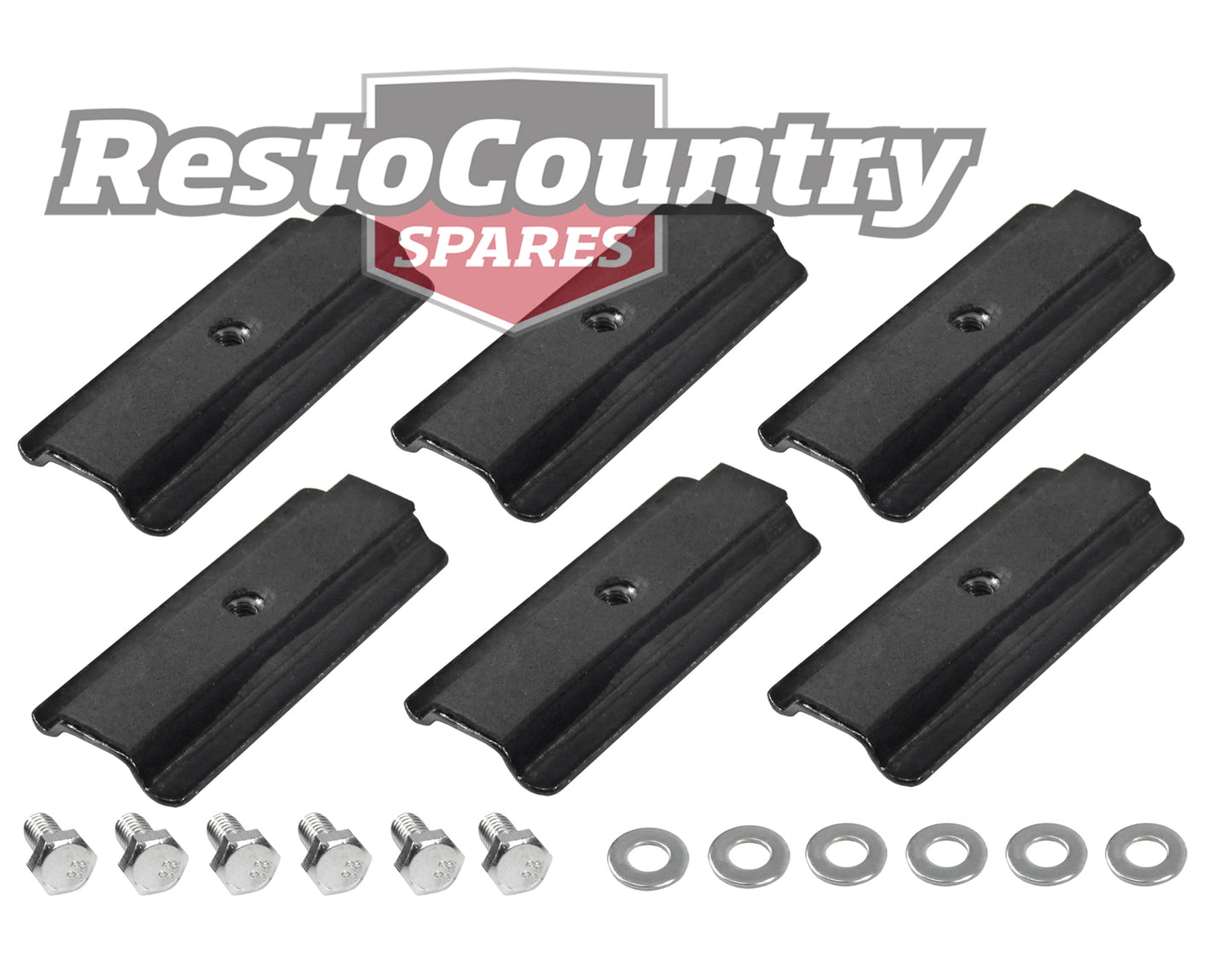 Holden Commodore Bumper Bar Slider Mounting Bracket +Bolt Kit x6 VK Front + Rear - kAPP524-e