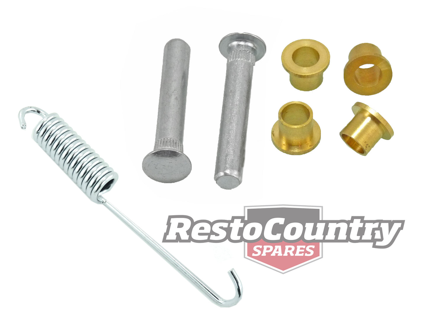 Holden Torana Front Door Hinge Pin+ Bush + Lower Spring Kit x1 LX UC Hatchback - kAPP527-b