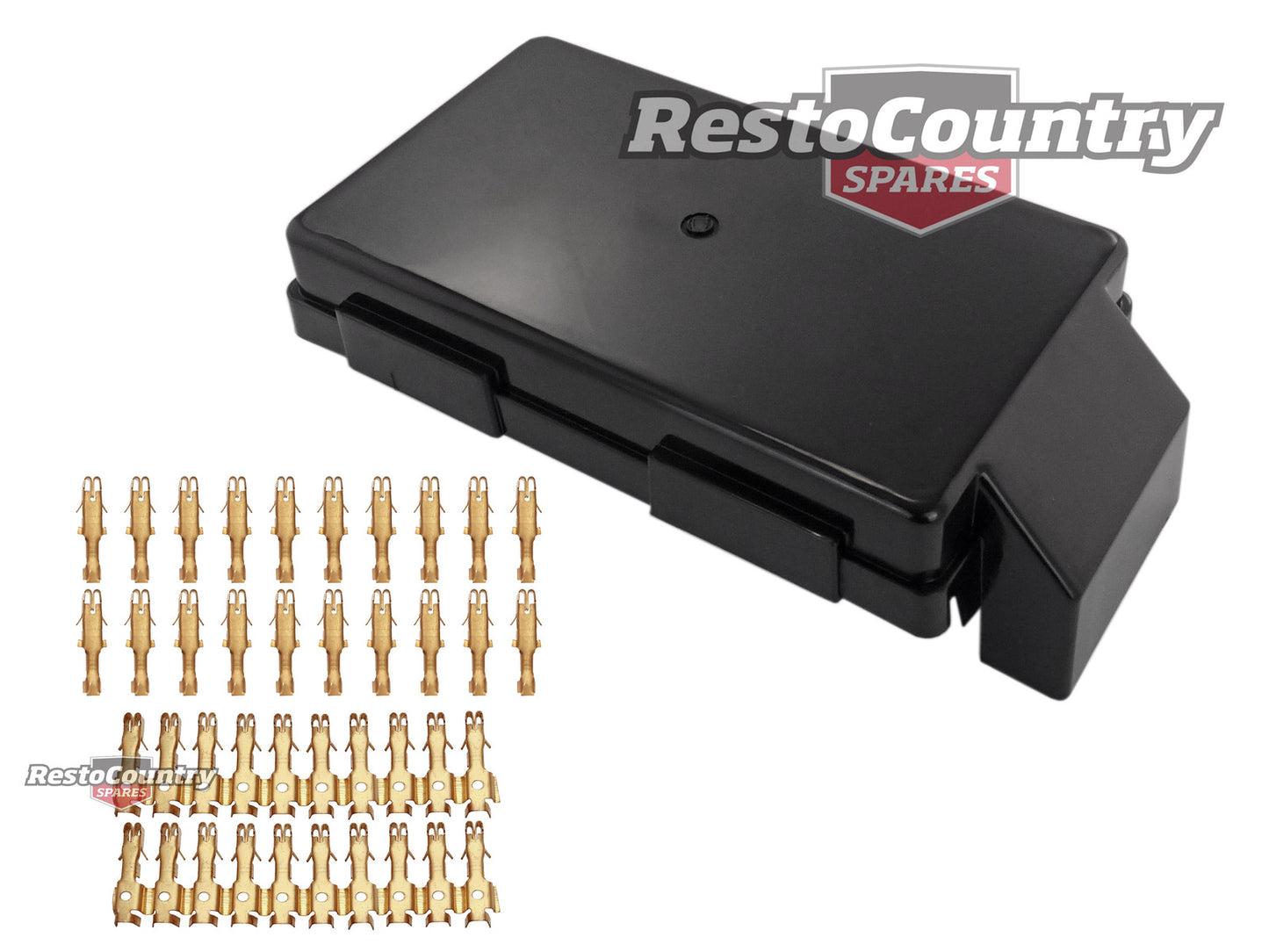Holden Commodore VK VL Fuse Box Cover + Terminal Connector + Decal Kit NEW lid - kAPP535-a